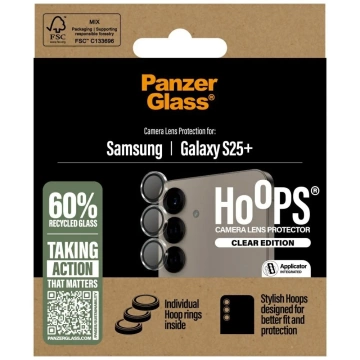 Szkło hartowane do Samsung Galaxy S25+ Plus PanzerGlass Hoops Camera Lens Protector