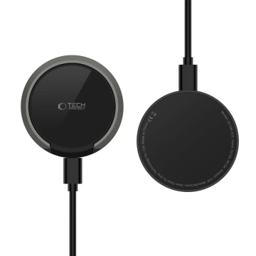 Ładowarka MagSafe Tech-Protect QI15W-A33 Czarna 15W Stojak