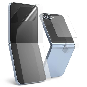  Zestaw Ochronny Ringke 3-In-1 Protector 2-Set Galaxy Z Flip 6 Clear