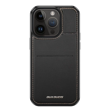 Dux Ducis Rafi Mag Wallet Case mit 3-in-1-Ständer für iPhone 13 Pro mit MagSafe und RFID-Blockierung - Schwarz