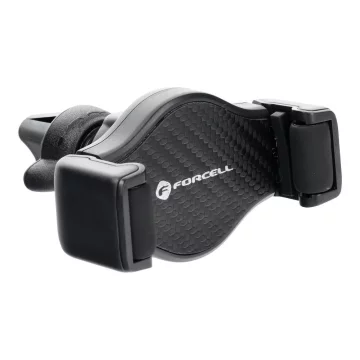 Uchwyt samochodowy FORCELL F-GRIP Carbon H-CF509 do kratki czarny
