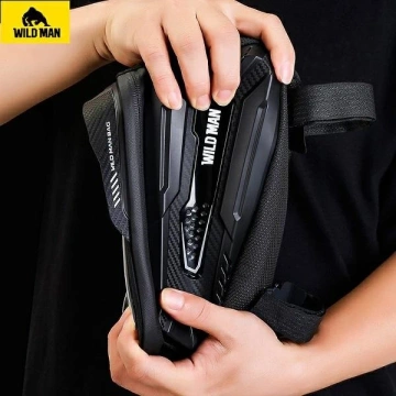 Wildman M M30 Fahrradrahmentasche, schwarz, wasserdicht, 1 l