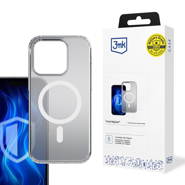 Etui do Apple iPhone 16 Pro Max 3mk Frosty MagCase White