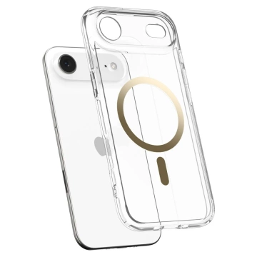 Etui Ochronne do iPhone 17 Air Spigen Ultra Hybrid Mag MagSafe Clear Gold