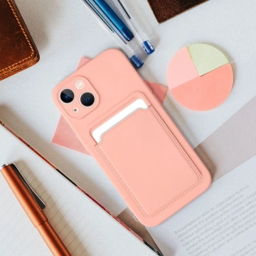 KARTENHÜLLE für IPHONE 14 PLUS rosa