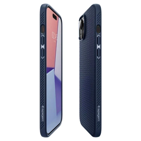 Etui Spigen Liquid Air do iPhone 15 Plus Blue – Smukła ochrona TPU
