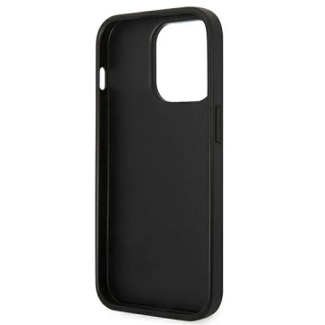 Etui Karl Lagerfeld KLHCP14XSAPKHG do iPhone 14 Pro Max 6,7' hardcase Saffiano Karl`s Head Patch srebrny/silver 