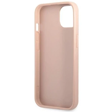 Etui Guess GUHCP14SPSATLP do Apple iPhone 14 6,1" różowy/pink hardcase SaffianoTriangle Logo