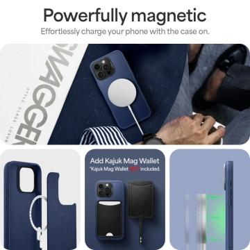 Dieses Spigen Cyrill Kajuk Mag MagSafe für iPhone 16 Pro Max Navy