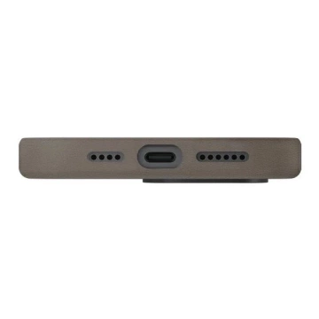 Etui do iPhone 16 Pro UNIQ Lyden MagSafe Skórzane Szare