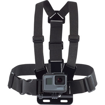 Szelki sportowe uchwyt na klatkę piersiową Alogy Chest do aparatu, kamer GoPro, telefonu uniwersalne Czarne
