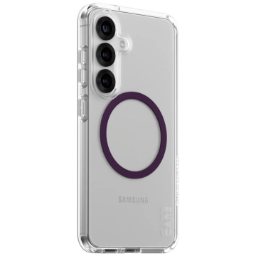 Etui do Samsung Galaxy S25 CARE by PanzerGlass Flagship Case Plum Purple