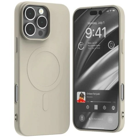 Etui Mercury MagSafe Semi-Silicone do iPhone 16 Pro Max 6,9" Kamienny