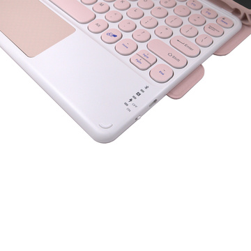 Etui magnetyczne Alogy klawiatura Bluetooth Pencil do Apple iPad 10.2 2019/2020/2021 7/8/9Gen Różowe