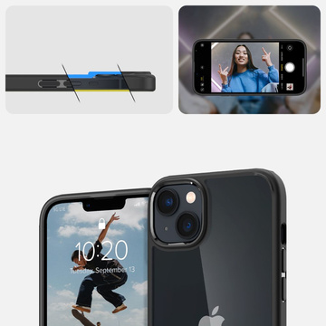 Etui obudowa case Spigen Ultra Hybrid do Apple iPhone 14 Plus Matte Black + Szkło