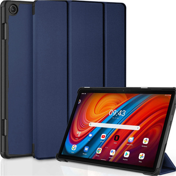 Etui Alogy Book Cover Case für Lenovo M10 3gen. 10,1 Zoll 2022 TB-328FU TB-328XU Granatowe