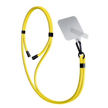 Universelles Smartphone-Lanyard 3mk EasyClip Gelb (schwarz)
