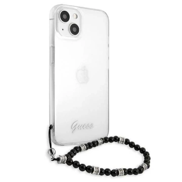 Guess GUHCP13MKPSBK iPhone 13 6,1" Transparentes Hardcase Black Pearl