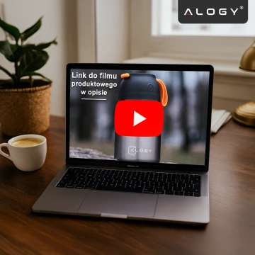 Termos pojemnik obiadowy na jedzenie żywność zupę lód  dla dzieci 700ml Alogy ze stali nierdzewnej + składana łyżeczka termiczny szary
