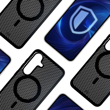 Etui für Samsung Galaxy S25 3mk COOLing MagCase MagSafe Schwarz