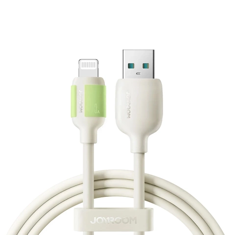 Kabel Joyroom S-A53 3A USB-A – Lightning 1,2m Beżowy Fluorescencyjny