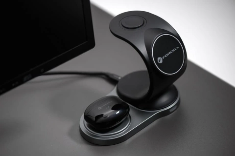 Forcell F-Audio TWS Clear Sound Kabellose Kopfhörer Schwarz