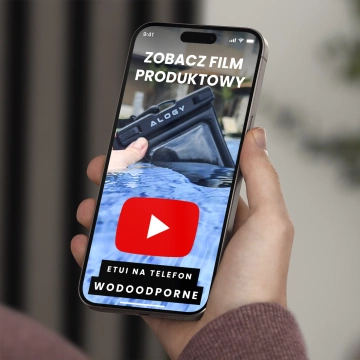 2x Etui wodoodporne wodoszczelne na telefon do 7.5" wypornościowe na basen kajak Case futerał do wody Alogy Czarne