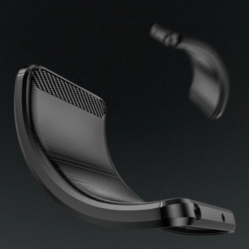 TPUCarbon-Schutzhülle für Samsung Galaxy M15 5G Schwarz