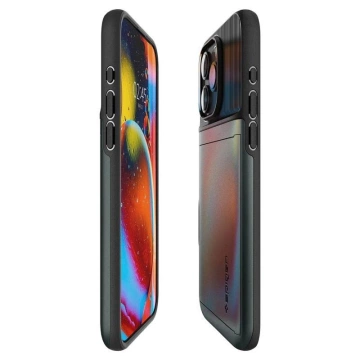 Etui Spigen Slim Armor CS do Apple iPhone 15 Pro Max - ciemnozielone