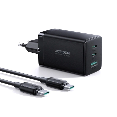 Joyroom TCG01 GaN 65W - Schnellladegerät 2× USB-C USB-A Kabel 100W