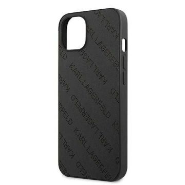 Etui ochronne na telefon Karl Lagerfeld KLHCP13SPTLK do Apple iPhone 13 Mini 5,4" hardcase czarny/black Perforated Allover