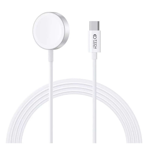 Ładowarka indukcyjna magnetyczna Kabel typ C 120cm UltraBoost Magnetic Cable do Apple Watch White