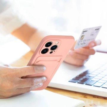 KARTENHÜLLE für IPHONE 14 PLUS rosa