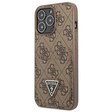 Etui Guess GUHCP13LP4TPW do iPhone 13 Pro / 13 6,1" hardcase 4G Triangle Logo Cardslot