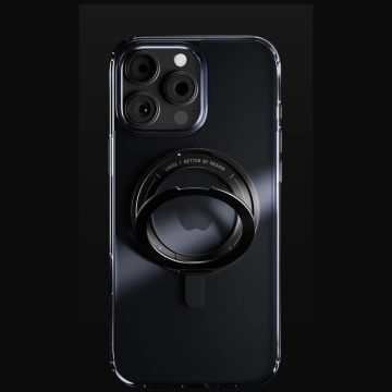Etui UNIQ Swivix 360 Rotating Kickstand do iPhone 16 Pro 6,3″ – Czarne