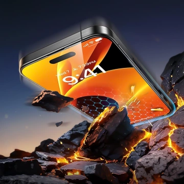 Matowe szkło hartowane do Apple iPhone 16 Pro Max 3mk HardGlass Matt Max wzmocniona ochrona na ekran 9H 