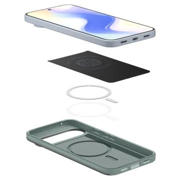 Etui Ochronne do Google Pixel 10 / 10 Pro Spigen Thin Fit Mag MagSafe Sage Green