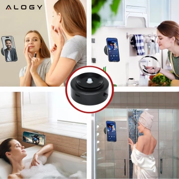 magnetyczny uchwyt samochodowy na telefon do Magsafe z przyssawką próżniową obrotowy o 360° do samochodu na szybę/ekran/wyświetlacz/lusterka/iPhone'a