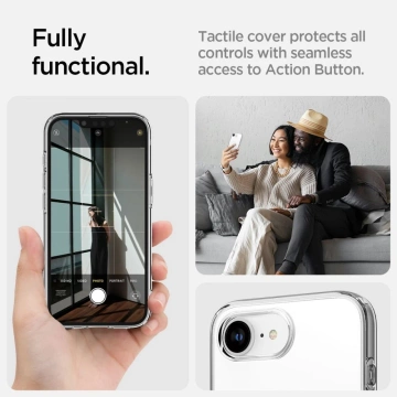 Etui für iPhone 16e Spigen Liquid Crystal Mag MagSafe Clear