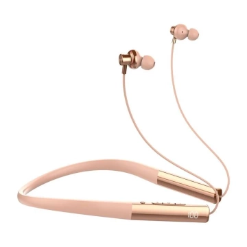 Słuchawki Bezprzewodowe Neckband LDNIO N01 Bluetooth 5.3 50h Różowe Złoto