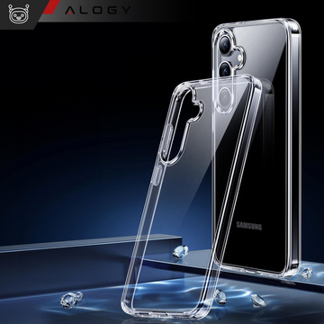 Hülle für Samsung Galaxy S24 Plus Back Cover Hybrid Clear Case Alogy Transparent