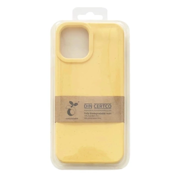 Eco Case für iPhone 14 Plus Gelbe abbaubare Silikonhülle