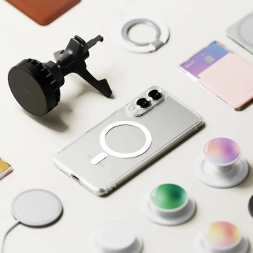 Etui für Samsung Galaxy S25 Edge Ringke Fusion Magnetic MagSafe Clear