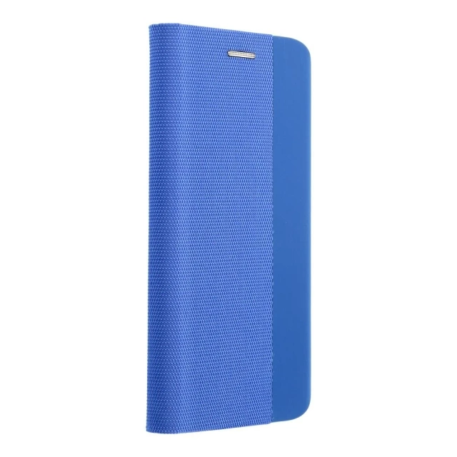 SENSITIVE Book Case für iPhone 16 Blau mit 360-Grad-Ständer