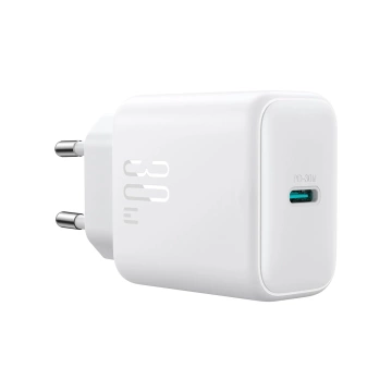 Joyroom JR-TCF24 USB-C PD 30W QC SFC Netzwerkladegerät – Weiß