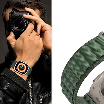 Alogy Sportarmband für Apple Watch 4/5/6/7/8/SE/Ultra (42/44/45/49 mm) Grün