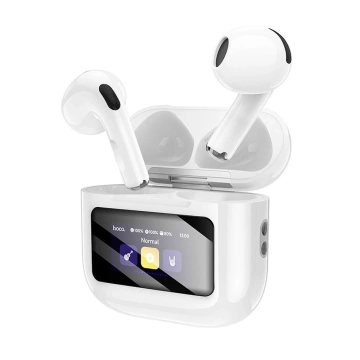 Słuchawki Hoco EW73 TWS Białe Bluetooth 5.4 z Ekranem Dotykowym