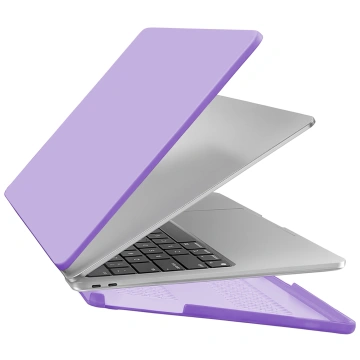 Etui do Apple MacBook Air 13 / 13.3" 2018–2021 (M1 A2337/A2179/A1932) – elastyczna, matowa obudowa ochronna, lekka i odporna – Alogy AirGuard™ Fioletowy