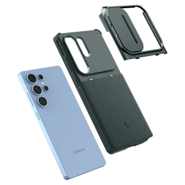 Etui do Samsung Galaxy S25 Ultra Abyss Green Spigen Optik Armor