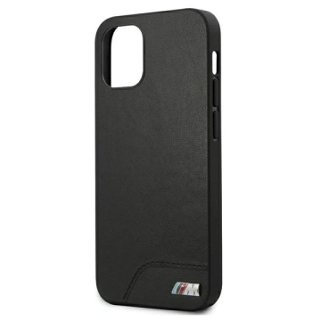Etui na telefon BMW BMHCP12SMHOLBK do Apple iPhone 12 Mini 5,4" czarny/black hardcase M Collection Smooth PU